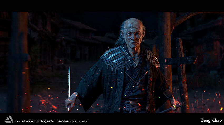 Zeng Chao - The Blind Swordsman (Feudal Japan: The Shogunate â Film VFX Character Art), Zatoichi HD wallpaper